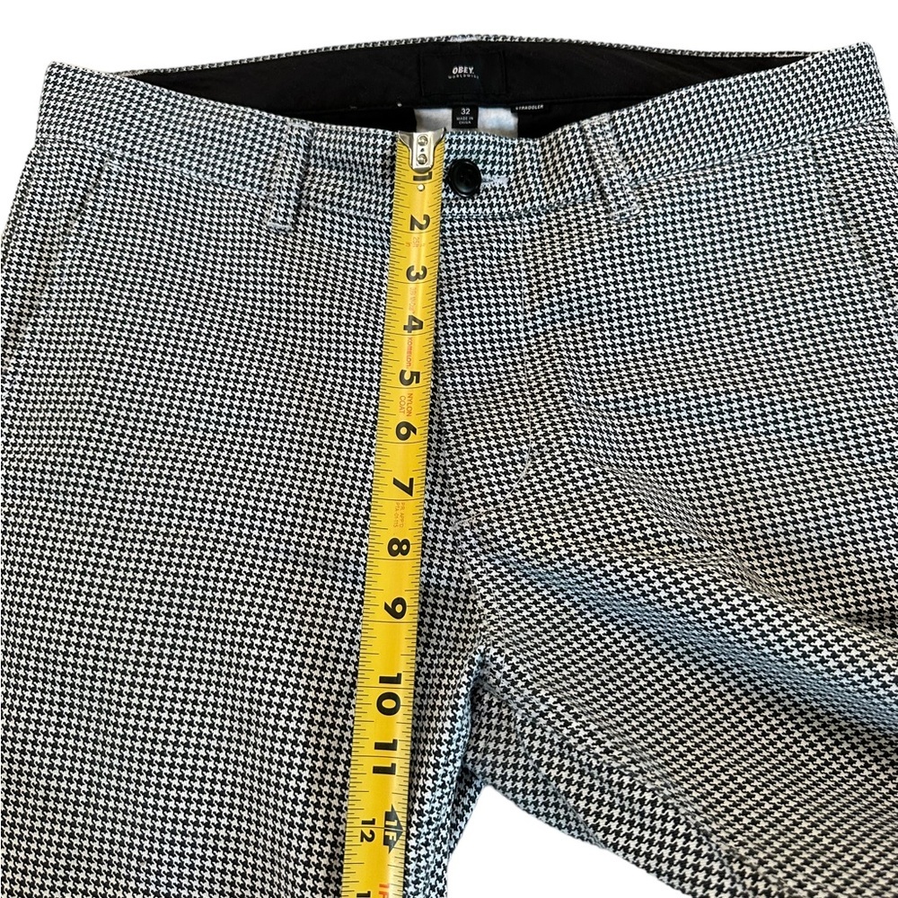 Obey Houndstooth Pants Size 32 - Picture 13 of 17